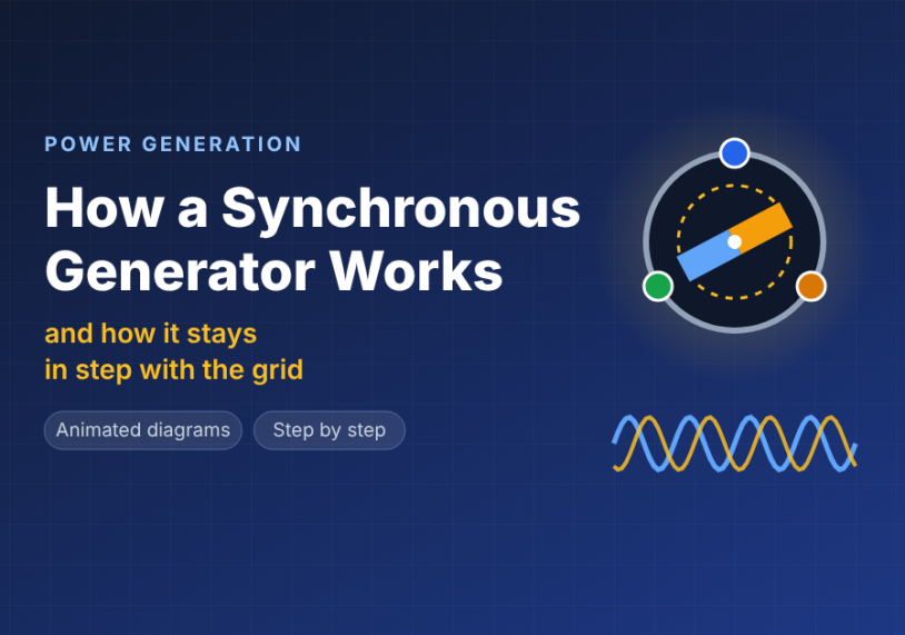 How a Synchronous Generator Works, and How It Stays in Step