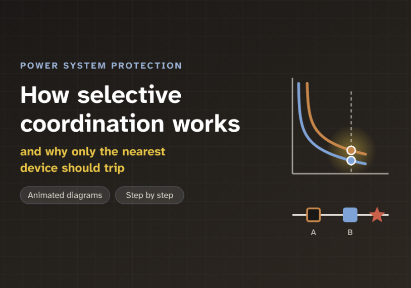 How selective coordination works, and why only the nearest device should trip
